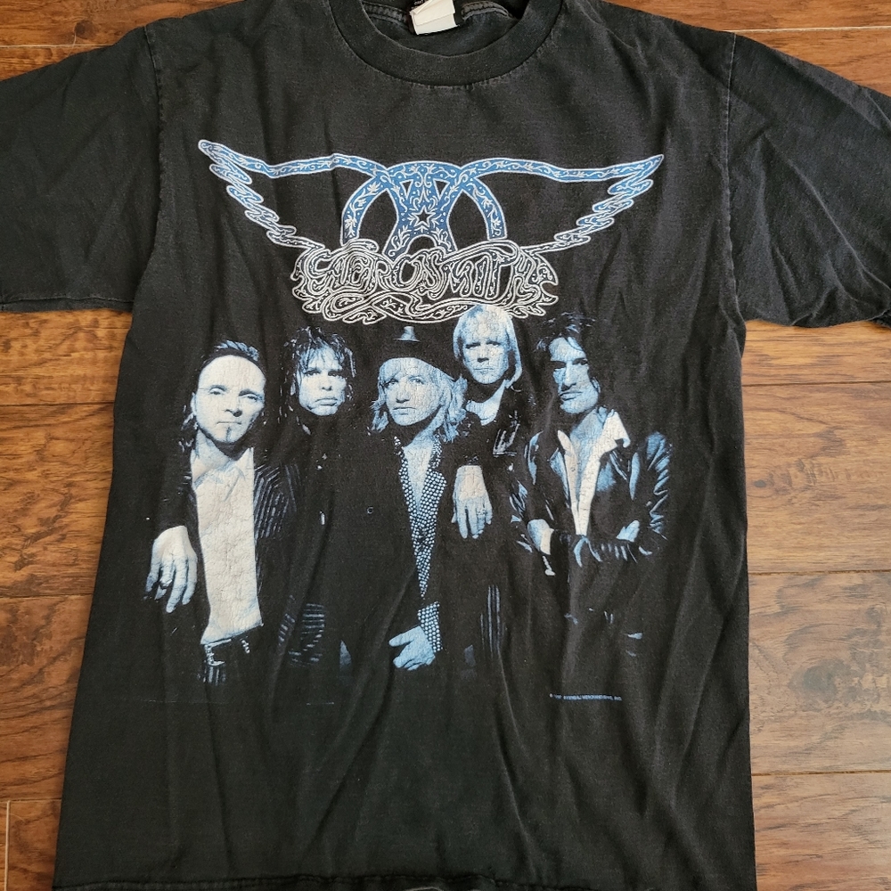 Vintage Aerosmith Nine Lives Tour tshirt Medium Shirt